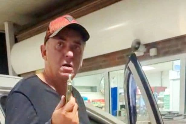 EastEnders star Shane Richie seen with vape at petrol station in footage taken moments before he's arrested