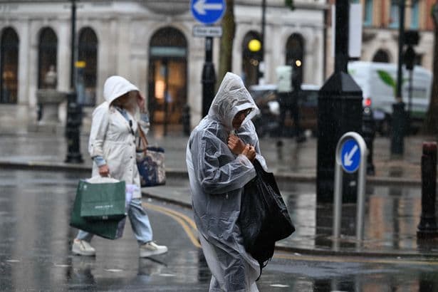 Met Office weather maps show 107 areas forecast rain on Wednesday - full list