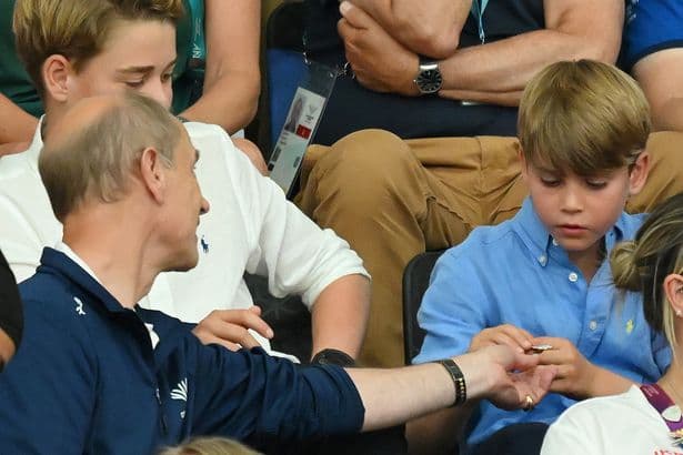 Prince Edward shares sweet moment with Prince Louis at Commonwealth Games