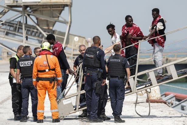 More than 150 migrants saved from burning boat in English Channel
