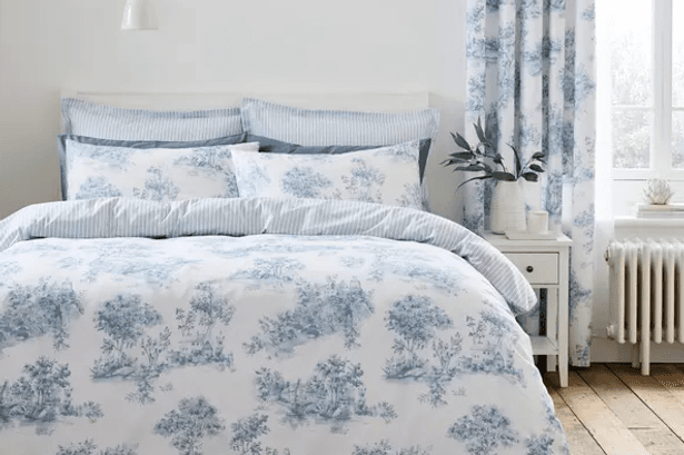 Bedroom has 'luxurious hotel style' with 2-in-1 Dunelm set that 'looks expensive'