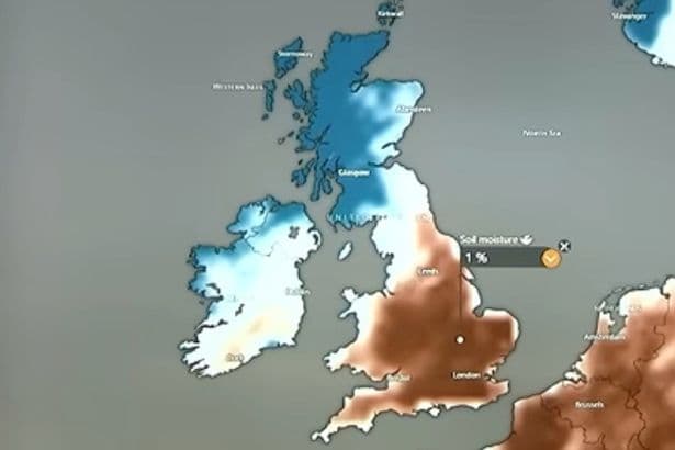 Met Office's striking weather maps lay bare UK's dire need for rain as drought continues