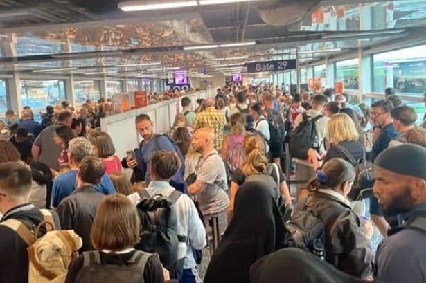 Bristol Airport live: Families stranded as passengers rage 'let us out' after mass flight chaos