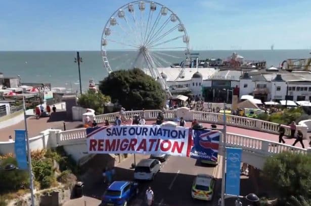 Far-right Clacton by-election candidate 'tried to set off pyrotechnics on pier' as UK battles wildfires