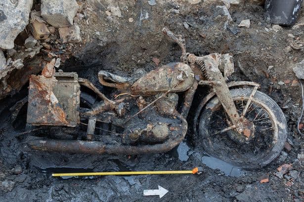 Record heatwaves expose hidden history - from Nazi motorbike to mammoth bones and 'lost' gardens