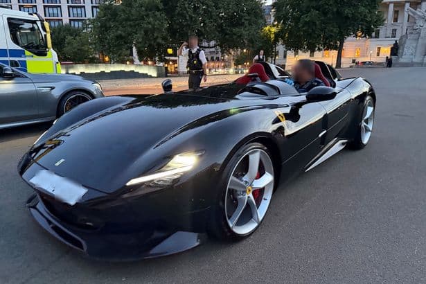 Ferrari worth £3.7m among supercars seized in police blitz on anti-social driving