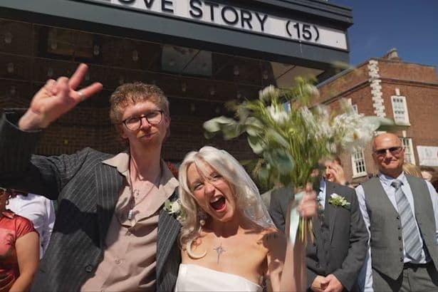 Bride stuns in £2 wedding dress as thrifty Chester marriage ceremony raises money for good causes