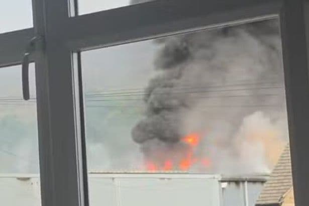 Greenfield fire - live: Firefighters warn 'stay away' as Tesco forced to close