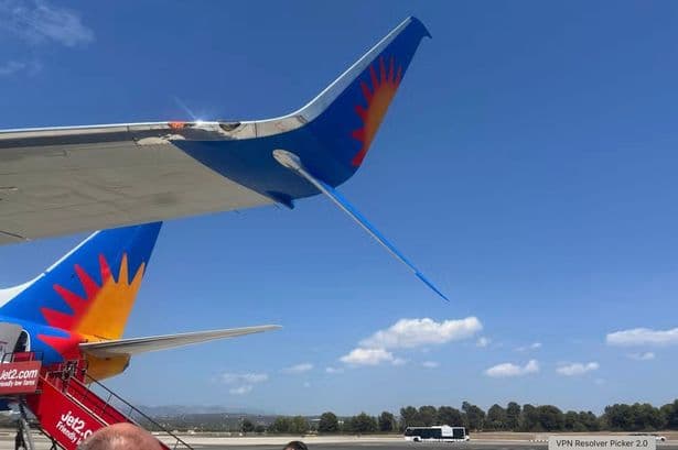 Jet2 Spain flight in chaos and passengers stranded after 'wing tip hit'