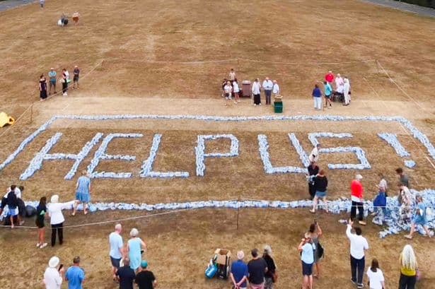 Villagers left without water for DAYS spell 'help us' with empty bottles in desperate plea to South East Water