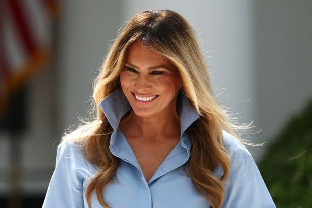 Melania Trump jokes 'I heard you missed me' in first public appearance in weeks