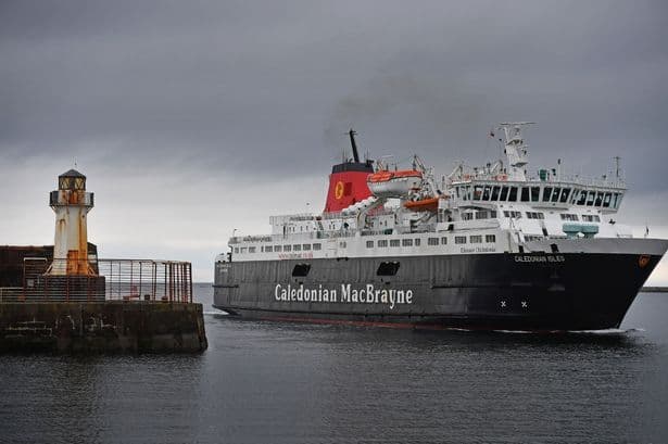 CalMac ferry evacuated over 'threat' after passenger goes overboard at Ardrossan