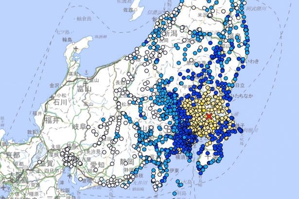 Japan earthquake measuring magnitude 5.9 shakes Tokyo and eastern Kanto region