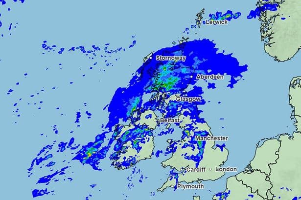 Met Office names 29 areas facing heavy rain on Monday – see full list