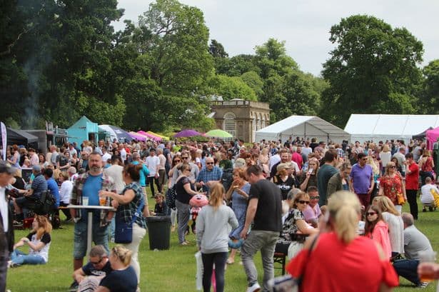 You can eat amazing food at a country park with its own fairytale village and gothic castle this bank holiday weekend