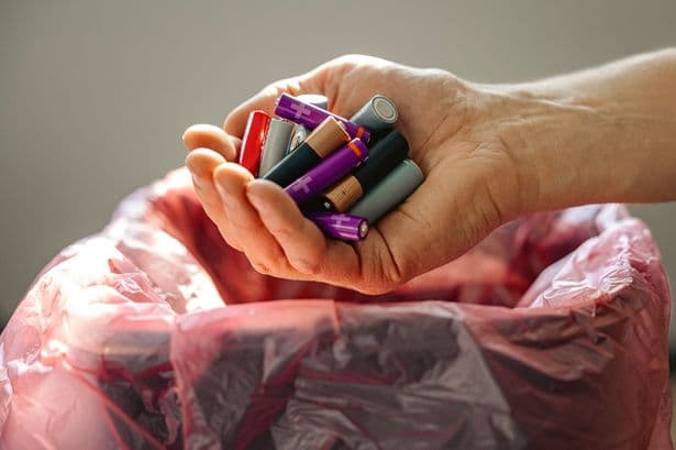 Binman settles debate on putting batteries in waste bin or recycling