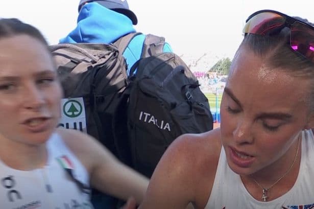 Keely Hodgkinson's live BBC interview crashed as athletics star left stunned