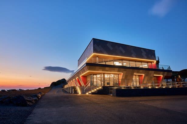 Welsh campsite is on the beach has an indoor swimming pool and is next to a brilliant seaside town