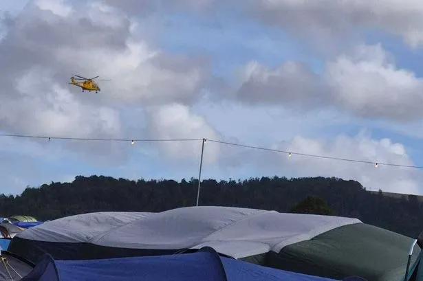 Man killed by falling sign at UK Christian festival with 'at least six' injured