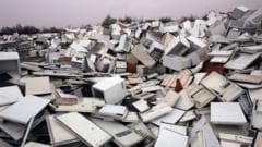 Mountain of broken fridges growing across England and Wales