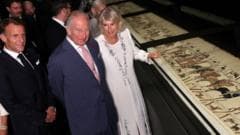 King hails 'unprecedented' Bayeux Tapestry exhibition in London