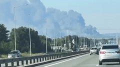 Ukraine says major Russian oil refinery and airfield hit, as Moscow reports eight deaths