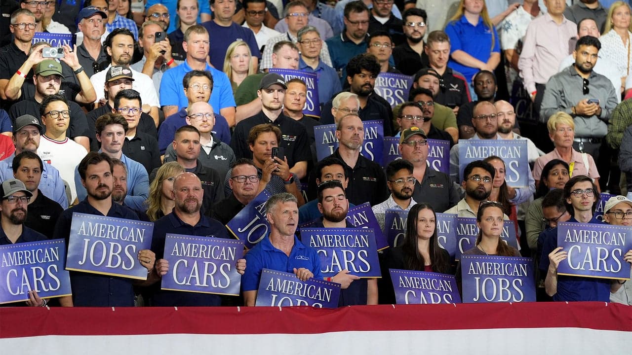 Trump visits General Motors plant, touting ‘amazing’ tariffs, but even some of this supporters are worried