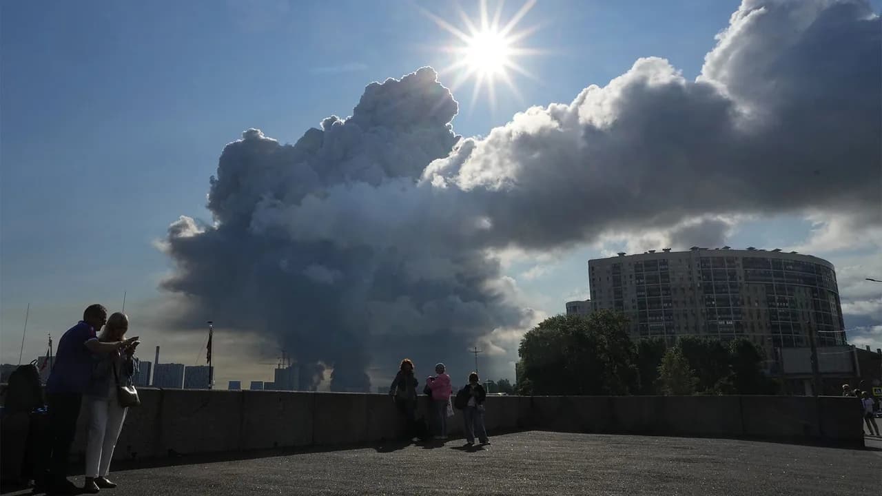 Ukraine extends its drone campaign, burning this Russian e-commerce warehouse to the ground