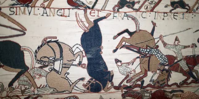 King Charles, Macron to view Bayeux Tapestry as French leader starts UK visit