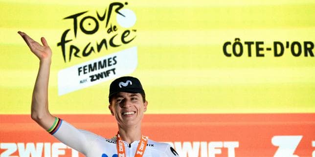 Time trial champion Marlen Reusser takes yellow jersey at Women's Tour de France