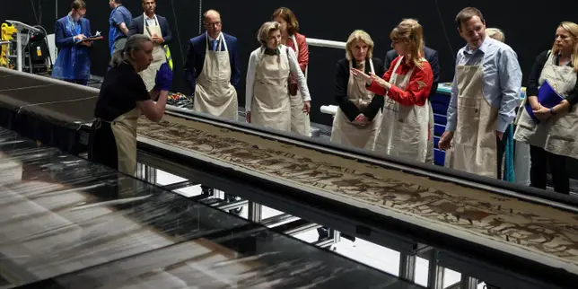 Bayeux Tapestry: Macron to open landmark London exhibition next Wednesday