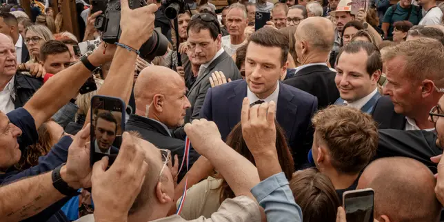 Far-right figure Bardella is uneasy about Le Pen's election platform on headscarves and pensions