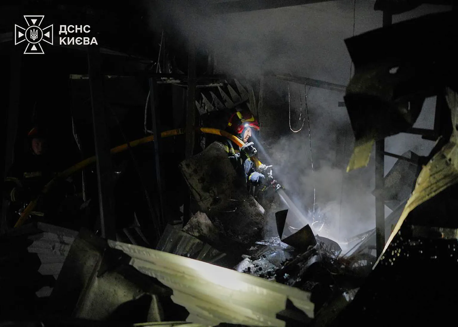'Massive' Russian missile and drone attack on Kyiv kills at least eight, officials say