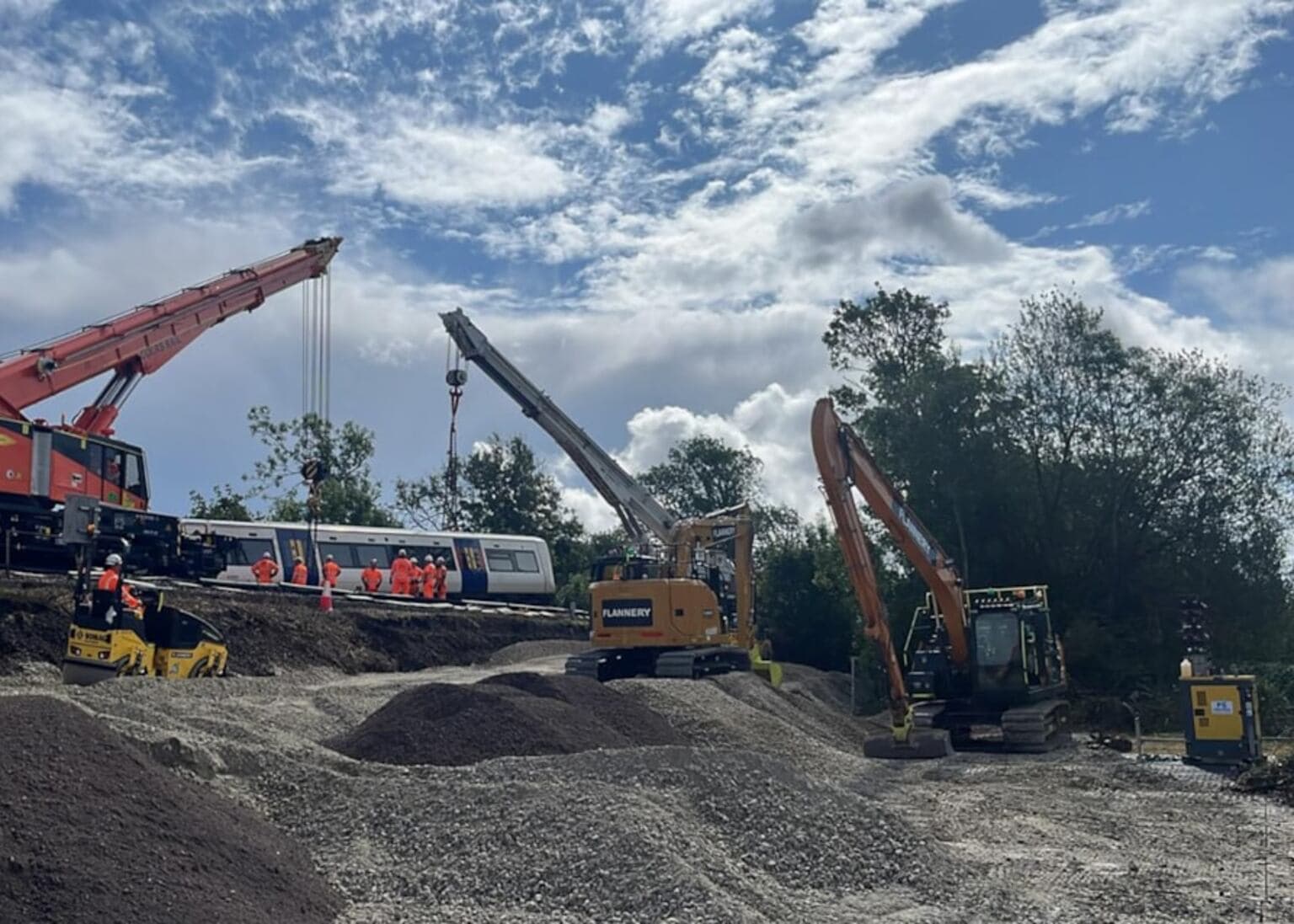 Lewes rail line to reopen in September as work under way to remove train