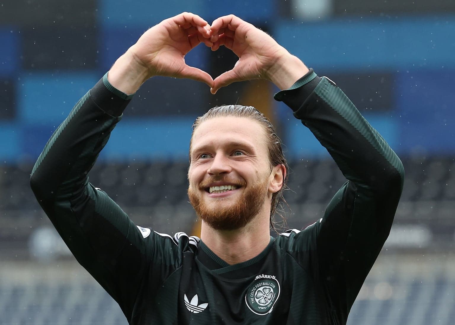 Kasper Hogh ‘a happy, happy boy’, as he revels in Celtic hat-trick