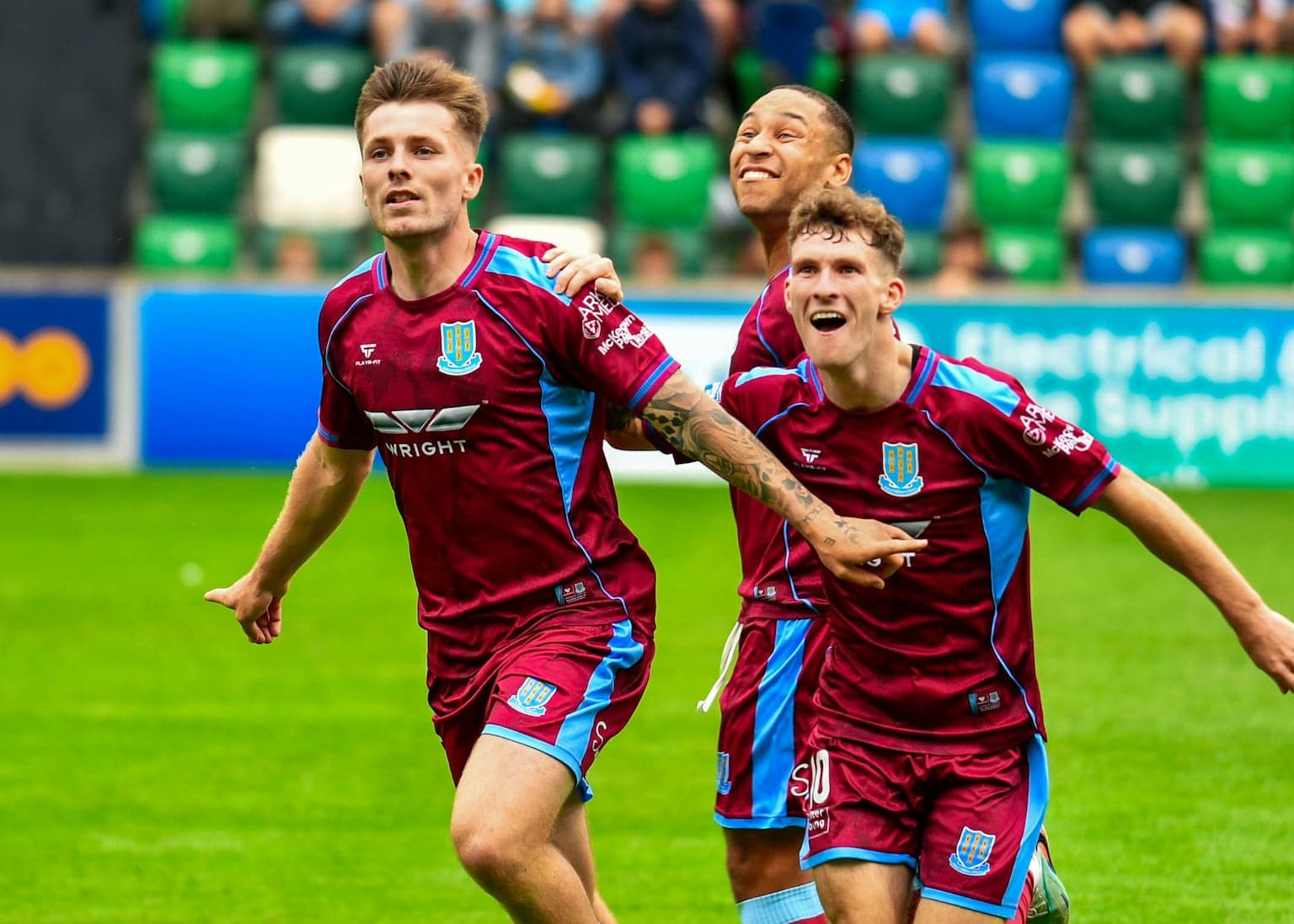 Ballymena manager Oran Kearney praises his players’ attitude as victory turns up the heat on Linfield boss David Healy