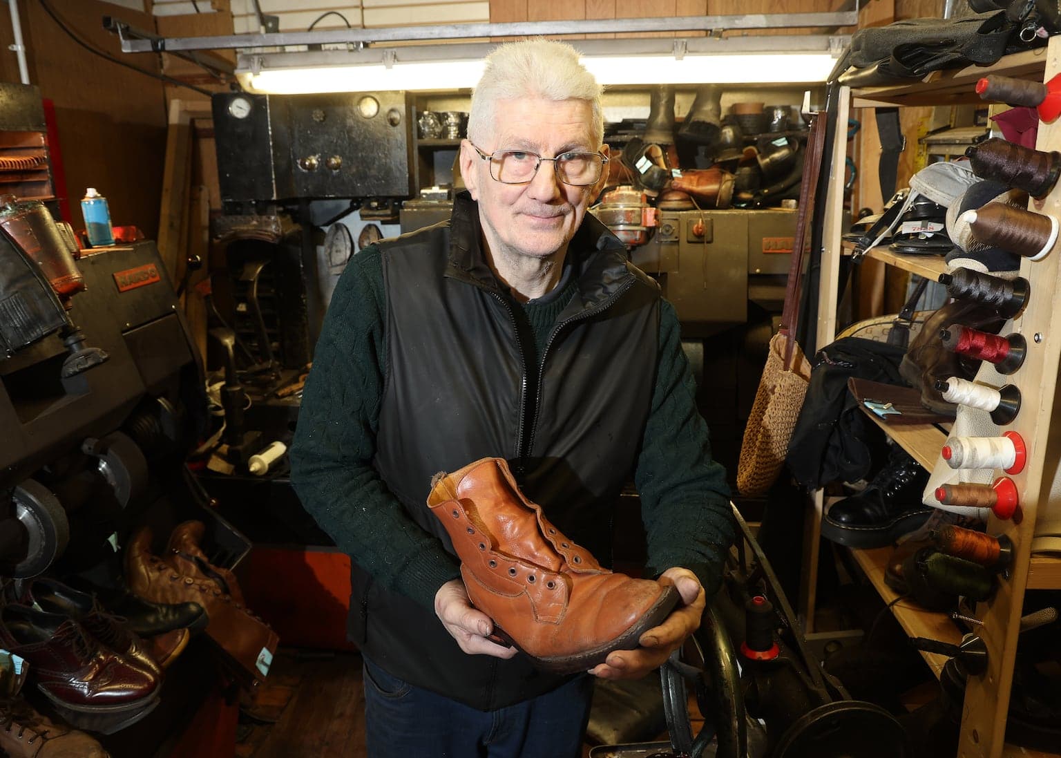 From Hollywood stars to an Irish Eurovision winner: Meet the Belfast cobbler with a celebrity customer book