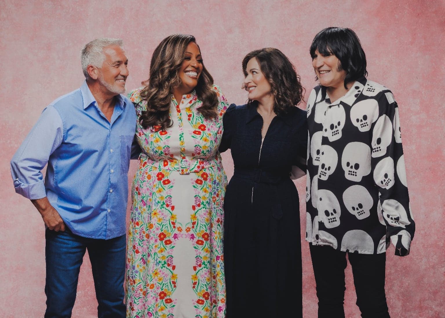 Nigella Lawson pictured with Great British Bake Off co-stars for first time