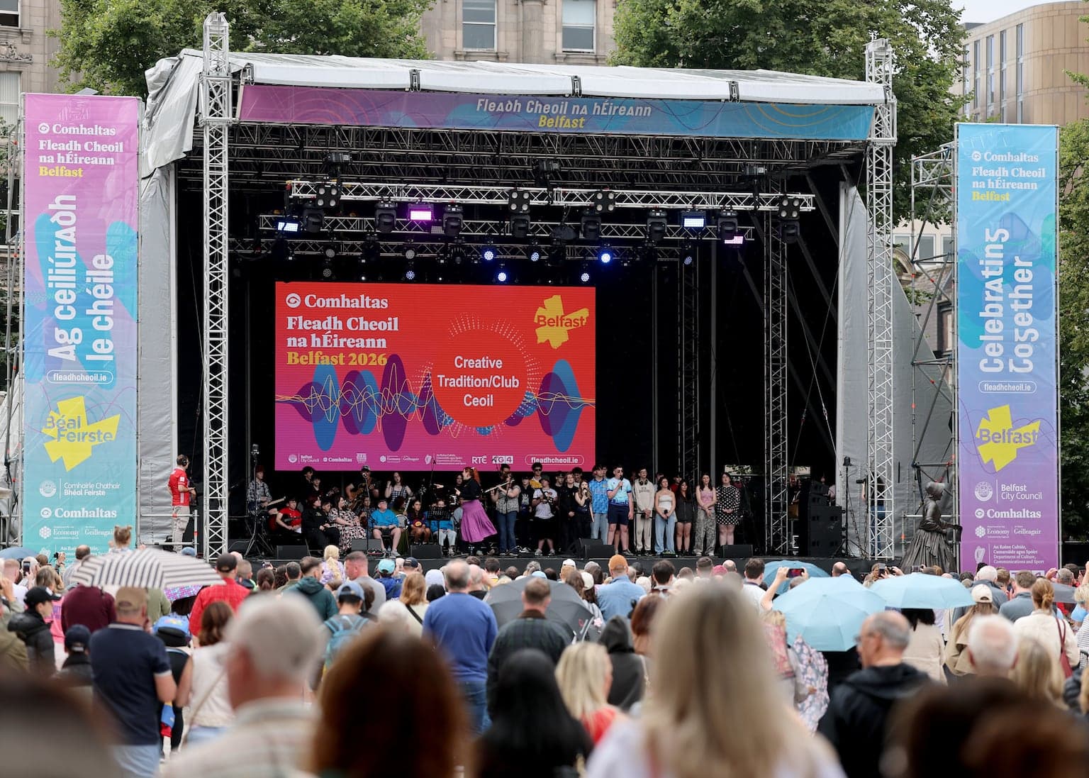 Ed Sheeran-backed cross-border music project takes centre stage at Fleadh