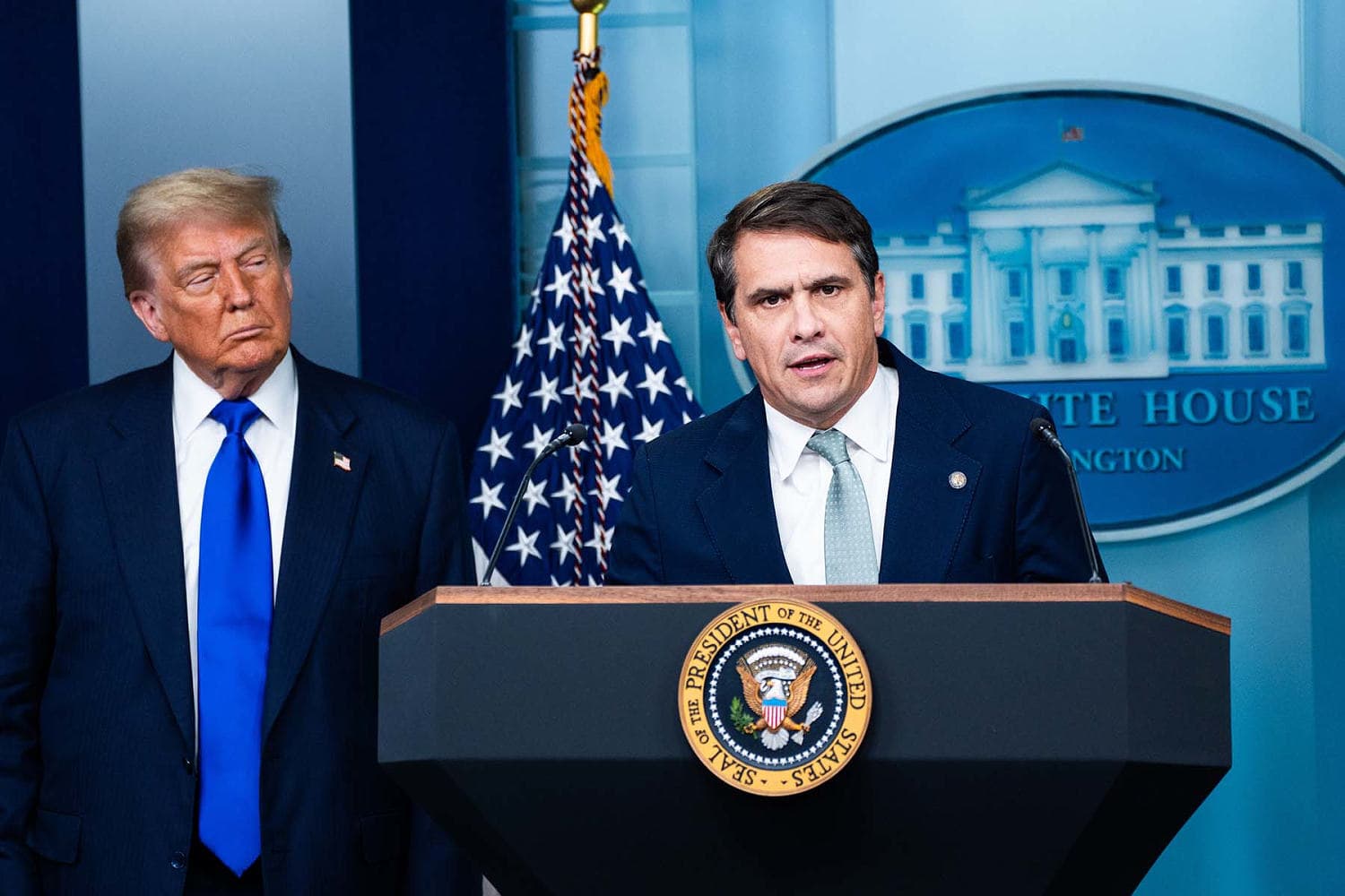 Trump defends ‘anti-weaponization’ fund, further complicating Blanche nomination