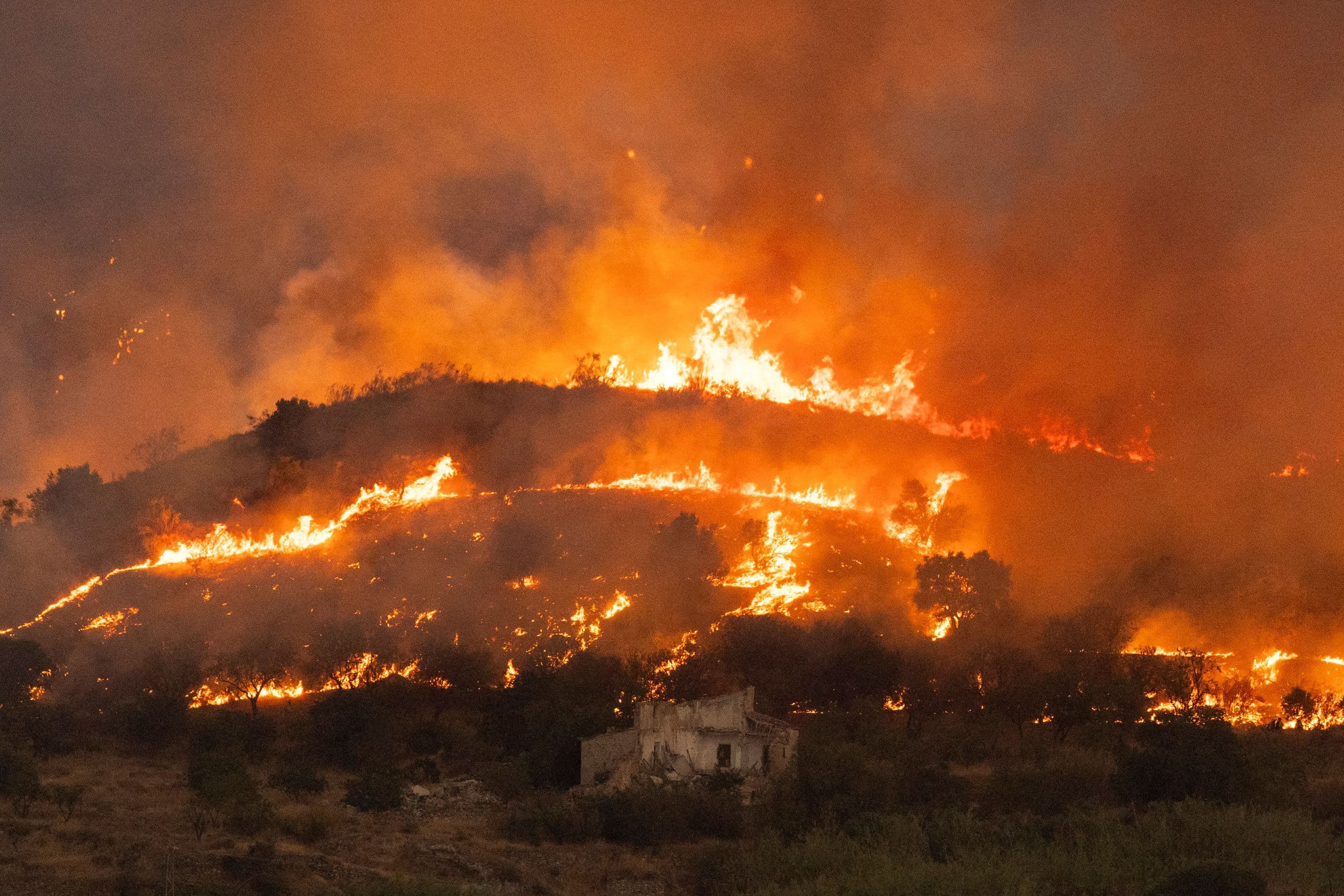 France, Spain and Greece battle wildfires as Europe swelters