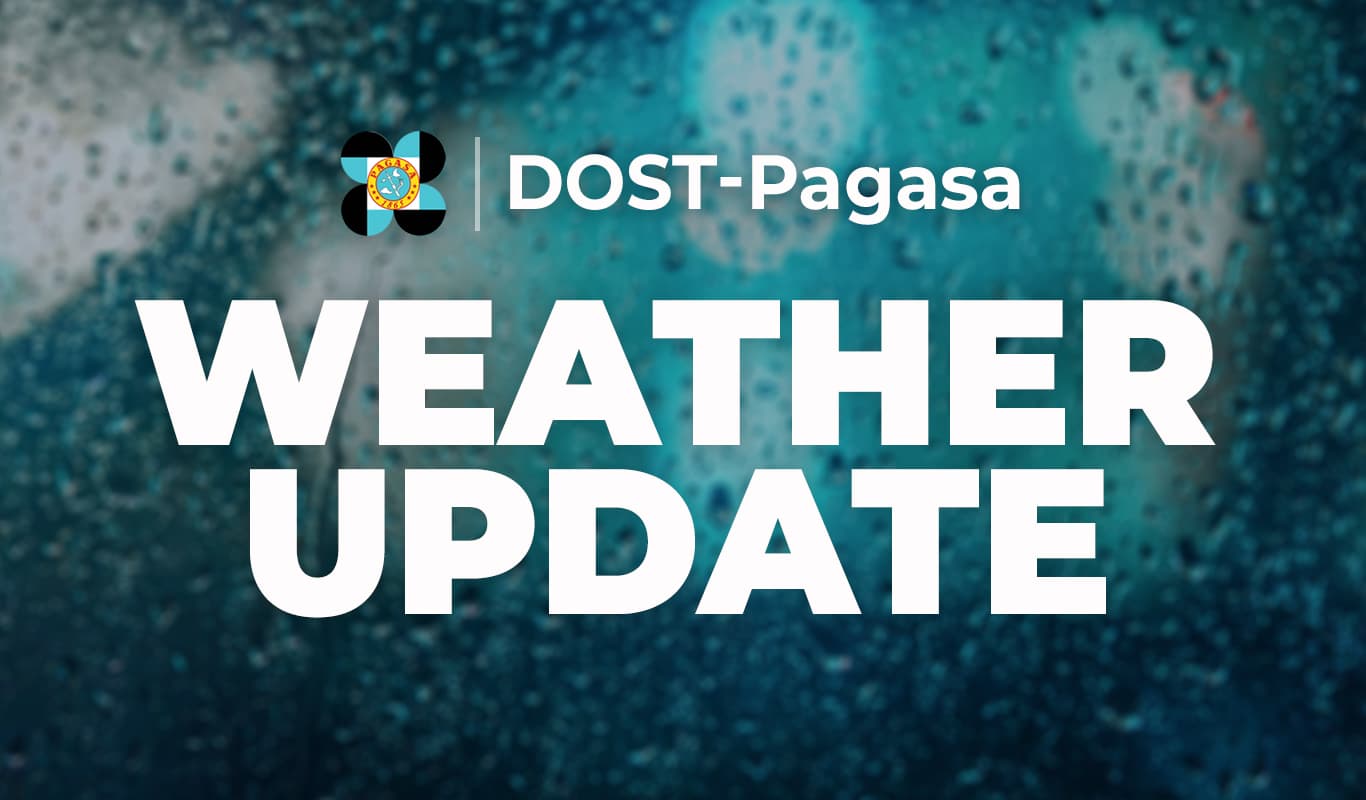 Heavy rains forecast in NCR, other parts of Luzon Saturday afternoon
