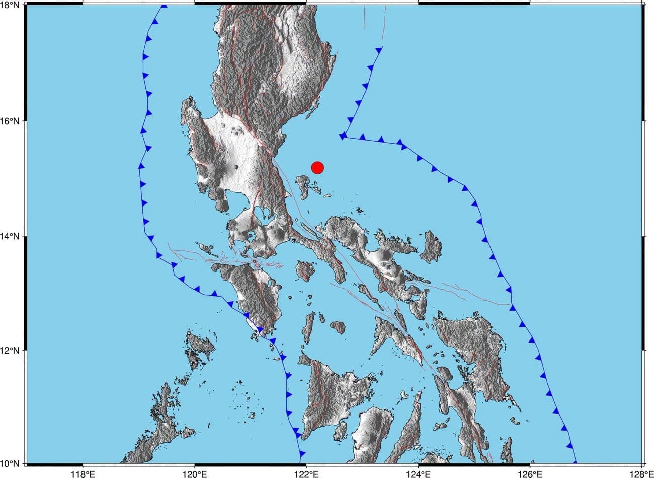 Magnitude 4.3 earthquake shakes Quezon island town