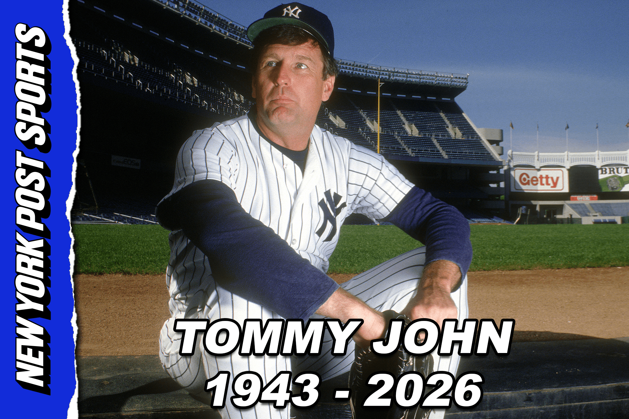 Iconic Yankees pitcher Tommy John passes away at 83