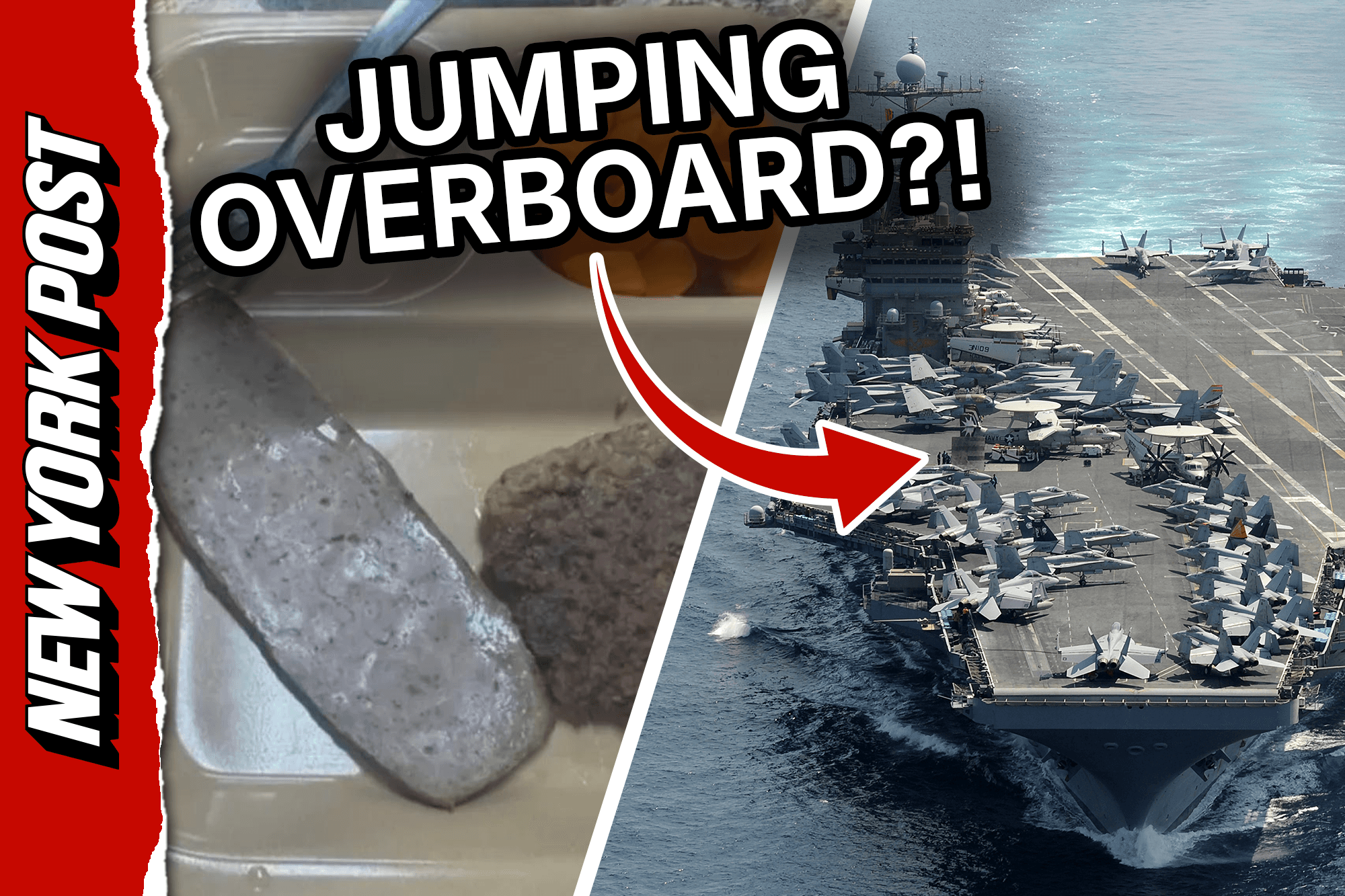 Why are USS Abraham Lincoln sailors jumping overboard? Trump dismisses concern as families freak out