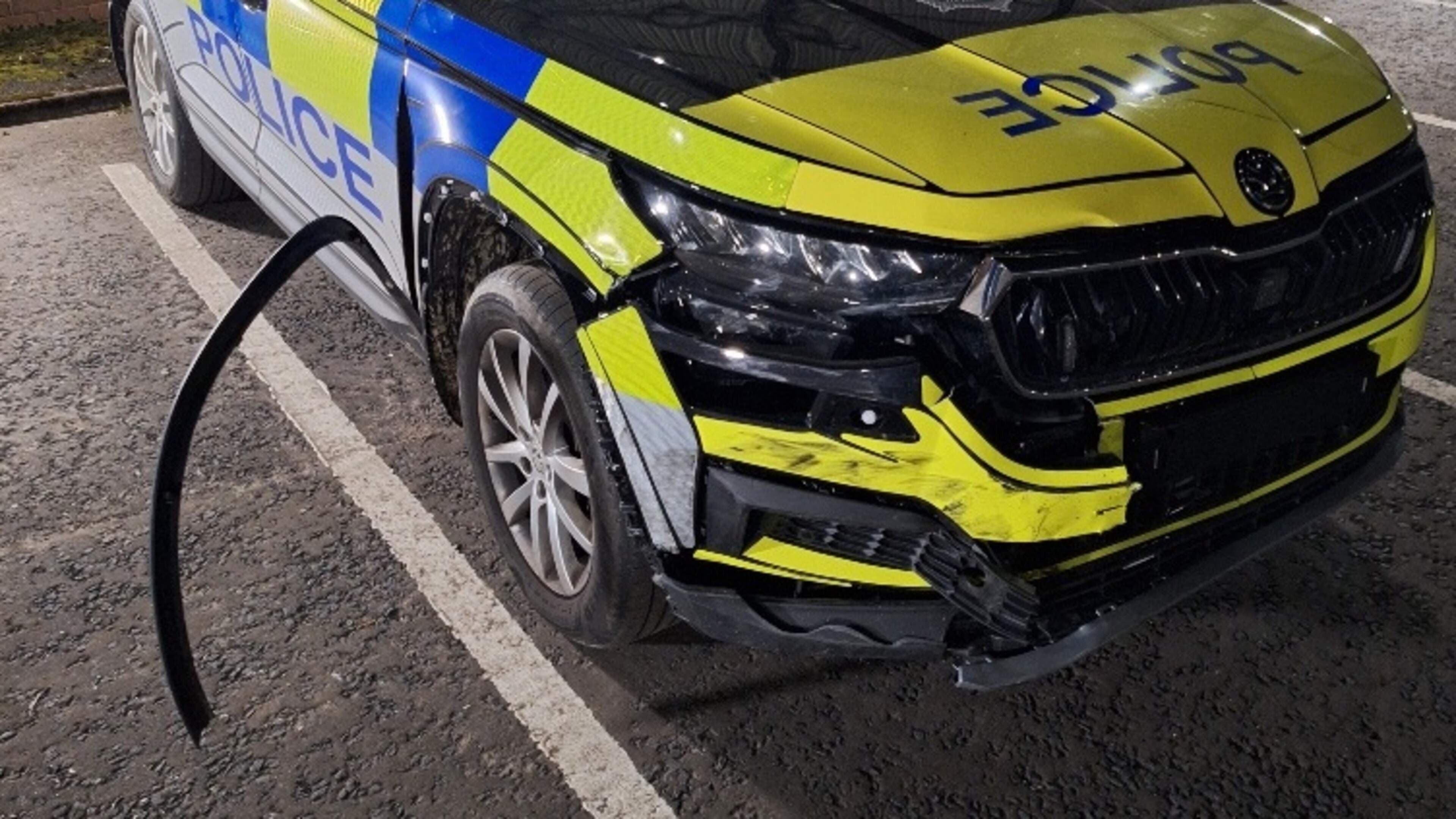 Man charged after PSNI officers injured during ramming incident