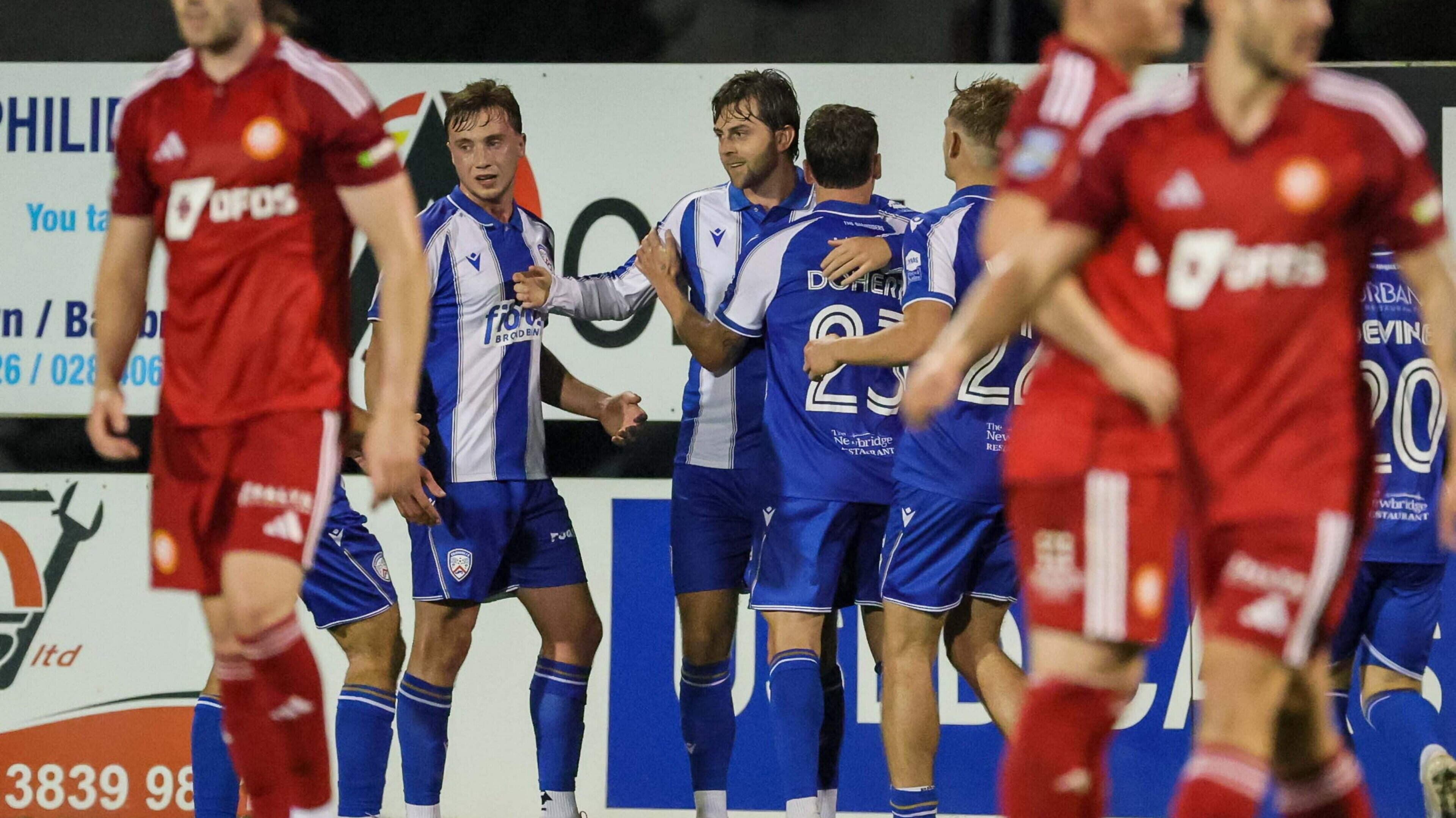 Ruaidhri Higgins hails Coleraine star’s ‘masterclass’ as Premiership leaders maintain unbeaten start at Portadown