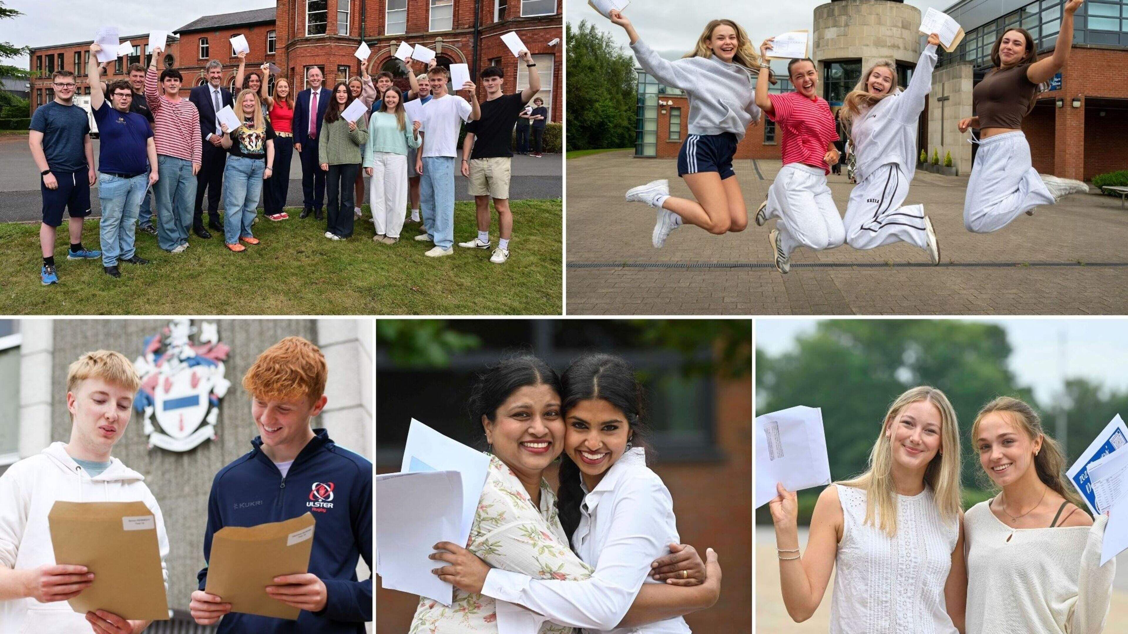 ‘It’s a nervous day’: Relief and joy across Northern Ireland as thousands open A-Level results envelopes