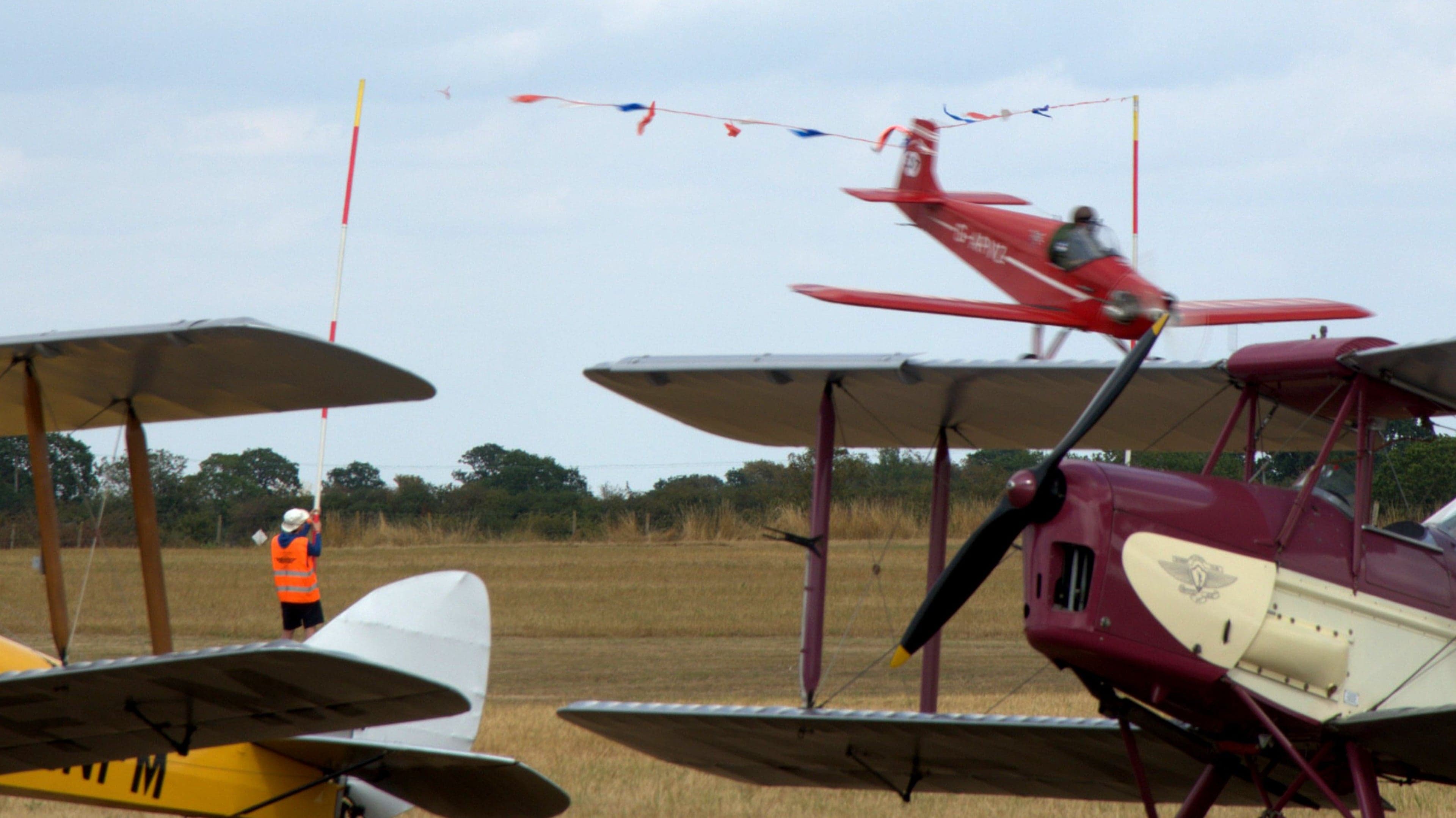 Pilot injured in light aircraft crash at First World War-era aerodrome event