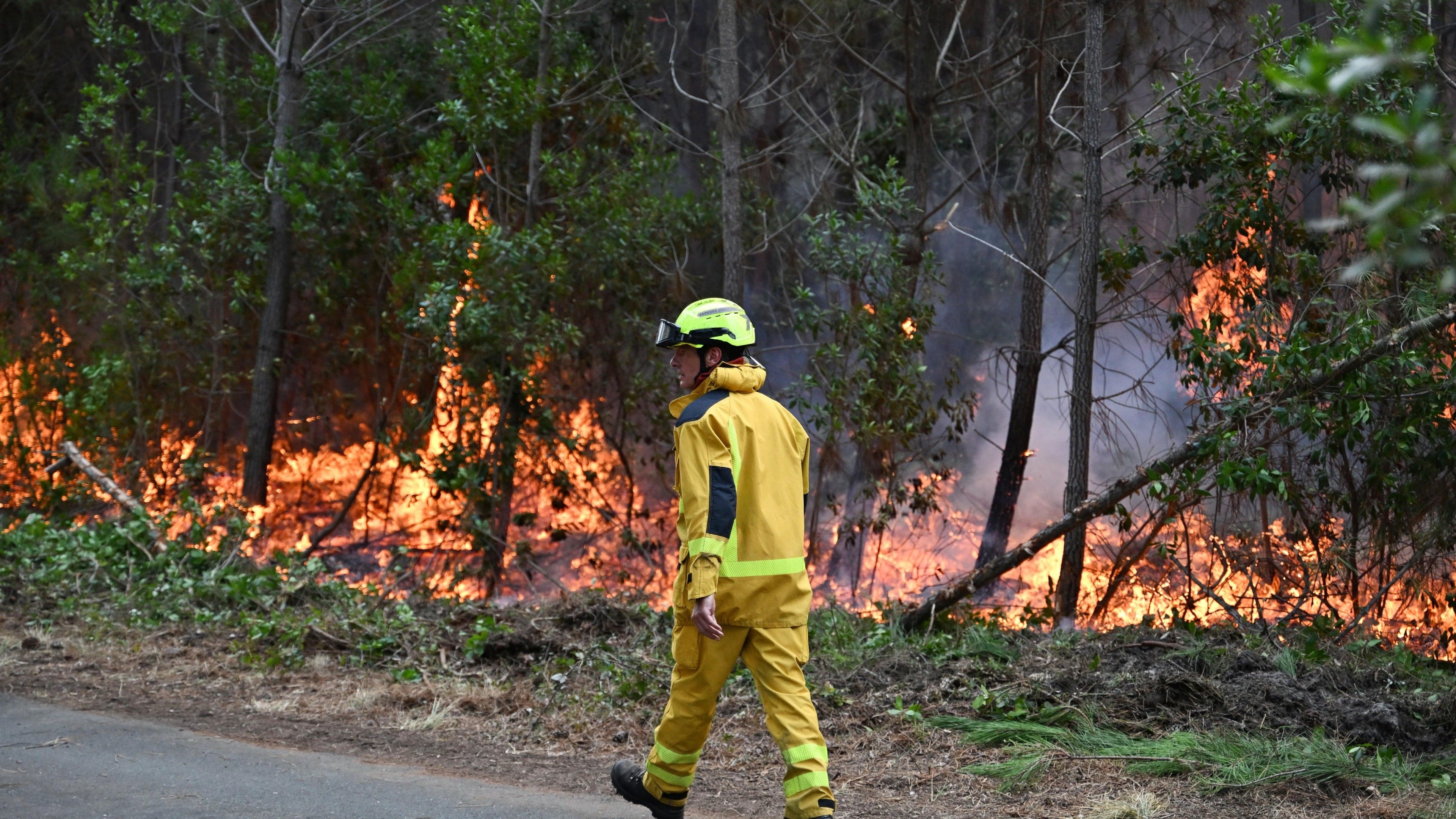 Thousands of French wildfire evacuees return home as cooler weather moves in